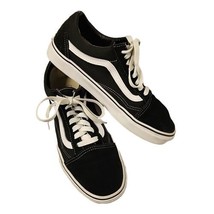 VANS Shoes Sz M 8.5 / W 10 Off The Wall Black White Casual Sneakers Skaters  - £11.83 GBP