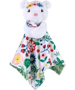 Baby Girl&#39;s Floral Spring Bear Plush Soft Security Blanket, Lovey - $291.51 MXN