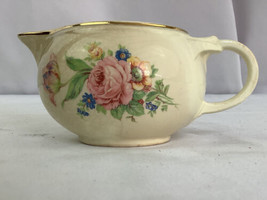 Taylor Smith and Taylor pink  rose  floral  gold trim creamer China - £10.39 GBP