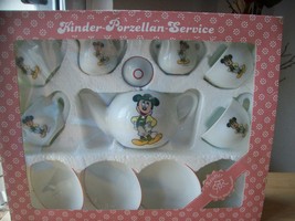 Disney 12pc. Mickey Mouse Porcelain Tea Set by Reutter - £59.77 GBP