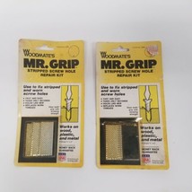 Woodmates Mr. Grip Stripped Screw Hole Repair Kit, 1 New, 1 Partial Open... - £8.66 GBP