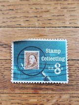 US Stamp Stamp Collecting 8c Used Wave Cancel 1474 - £0.74 GBP
