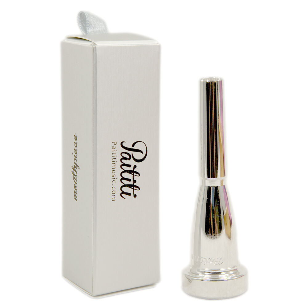New Paititi Standard Trumpet Mouthpiece for Bach 1C Size Silver Plated Rich Tone - $25.99