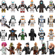 25pcs Star Wars Boba Fett Republic Commandos Stormtrooper Cody Minifigures - $30.68