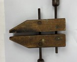 Old 1930&#39;s Jorgensen USA Small 8&quot; Wood Carpenters Clamp Antique Screw Vi... - $26.72