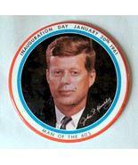 JFK John F Kennedy Presidential Inauguration Pin Back January 20 1961 - £11.67 GBP