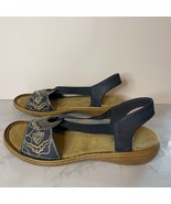 Rieker Antistress Sandals Regina Womens Blue Size 41 Boho US 10.5 - $644.48 MXN