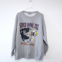 Vintage Pittsburgh Steelers vs Dallas Cowboys Super Bowl XXX Sweatshirt XL - £51.55 GBP