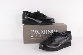 NOS Vtg 90s Streetwear Womens 8B Chunky Platform Fringed Leather Shoes B... - £87.00 GBP