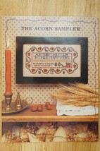 Cross Stitch Pattern The Acorn Sampler House Fall ABC Eileen Bennett - $7.42