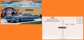 1959 chevrolet impala sport coupe factory postcard original color...-
sh... - £7.75 GBP
