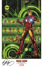 Bob Layton SIGNED Marvel Comics Art Print LE Limited Edition ~ Iron Man - £32.03 GBP