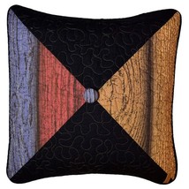 Rustic Lodge Plank Decorative Square Pillow - €58,30 EUR