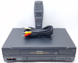 Toshiba VCR VHS Video Cassette Recorder W-522CF Commercial Skip 4Head Hi-F - £42.18 GBP