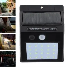 Durable Outdoor Waterproof 20 LED Rechargeable Solar Power PIR Motion Sensor Wal - £138.76 GBP