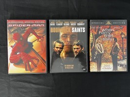 DVD Lot of 3 Spider-Man Boondock Saints When Harry Met Sally Norman Reedus - £9.39 GBP