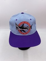 Vintage Shark Patrol State of Hawaii Snap Back Blue and Purple Cap One size - $21.28