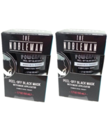 2x The Nobleman Peel Off Black Mask w/Applicator 30 min Facial Therapy 1... - $22.76