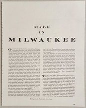 1950 Magazine Photo Article Made in Milwaukee Industry Manufacturing Machinery - £17.72 GBP