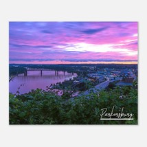 Parkersburg West Virginia Poster Print Wall Art | Parkersburg Home Decor Gift Ha - $19.99