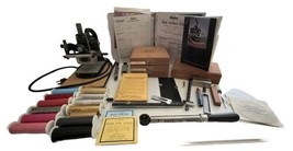 Vintage KINGSLEY Model: M-101 Hot Foil Stamping Embossing Machine USA w/... - £733.45 GBP