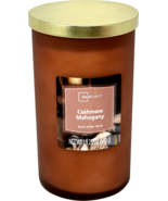 Mainstays 19oz Frosted Jar Scented Candle [Cashmere Mahogany] - £20.62 GBP