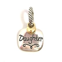 Brighton Daughter Always Charm JC0232 Silver &amp; Gold Finish, New  - £10.63 GBP