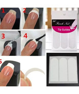 French Tip Guides Sticker Manicure Stripe Edge Nail Art Decoration DIY 2... - $12.84 CAD