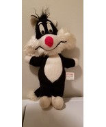 Vintage Warner Bros Mighty Stars 16&quot; Plush Sylvester The Cat Stuffed Ani... - $29.35 CAD