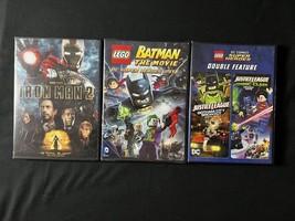 Lot of 18 DC Marvel Comics Superhero Movies Animated Live Action DVD TV Series - £35.97 GBP