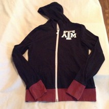  Size 14 youth Justice 5th &amp; Ocean jacket Texas A&amp;M hoodie NCAA black girls - £12.57 GBP