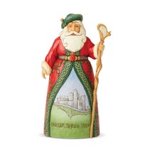 Jim Shore Irish Santa Figurine Heartwood Creek Collection 7" High Christmas image 1