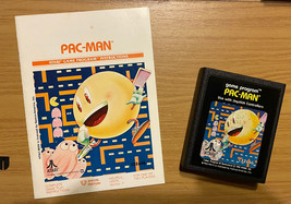 Pac-Man Atari 2600 w/ Manual Namco 1981 - £7.97 GBP