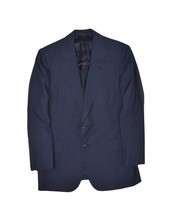 Hickey Freeman Suit Jacket Mens 41S Navy Pinstripe Bespoke Wool Blazer V... - £56.96 GBP