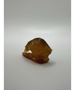 Vintage Carved Baltic Amber Buffalo Figure 3cm X 1.1cm X 1.8cm - €45,08 EUR
