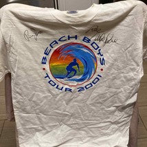 Vintage Beach Boys 2001 Tour Autograph shirt Size L  - £38.92 GBP