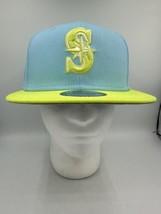 Seattle Mariners New Era 2Tone Color Pack 9Fifty Snapback Hat Blue Green... - $27.08