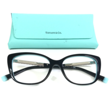 Tiffany &amp; Co. Eyeglasses Frames TF 2208-B 8055 Silver Crystals Cat Eye 5... - £128.48 GBP