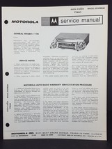 Motorola 1963 Chevrolet Auto Radio Service Manual Model CTM63 - $6.93
