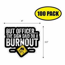 100 PACK  3.5&quot;x4&quot; THE SIGN SAID TO DO Sticker Decal Humor Funny Gift VG0166 - £66.56 GBP