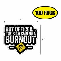 100 PACK  3.5&quot;x4&quot; THE SIGN SAID TO DO Sticker Decal Humor Funny Gift VG0166 - £66.86 GBP