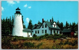 Castine ME Dyce&#39;s Head Light Hancock County Maine - £6.25 GBP