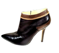 Ivanka Trump Women Size 10.5 (Fits Sz 9.5) High Heel Brown Ankle Bootie Pointed - £33.02 GBP
