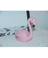 Swan Pink Cast Metal Trinket Box Tea Lite Candle holder Figure 2.5 x  3.... - $16.28 CAD