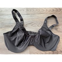 Bali Satin Tracings Underwire Bra Lace Detail Comfort Support Black 36D - $25.00