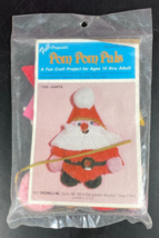 Pom Pom Palls Craft Kit Felt Santa 7028 Felt Originals New - £7.90 GBP