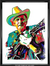 Bill Monroe Mandolin Bluegrass Country Music Poster Print Wall Art 18x24 - $27.00