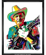Bill Monroe Mandolin Bluegrass Country Music Poster Print Wall Art 18x24 - £21.55 GBP