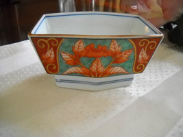 * Imari Style Japanese Hexagon Floral Made in Japan Bowl - $19.00