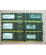 QTY 3x 1GB DDR 266 PC-2100R ECC Registered Server memory HP PN A6969AX - $54.70 CAD